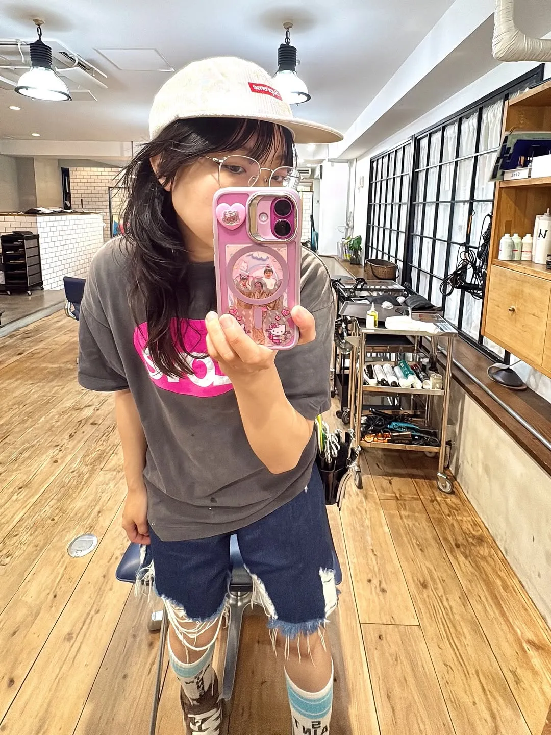 SAINT Mxxxxxx SS TEE/LOVE/BLK LOVE Pink Love Skull Distressed TEE Washed Black S-XL Cylindrical Fabric Ready-made Assute Dyeing Ma Liu Fading Washing Technology Top Printing Technology Handmade Graffiti Splashing Ink Correct Main Mark/Wash Mark/Anti-Counterfeiting Label Top Purchasing Level